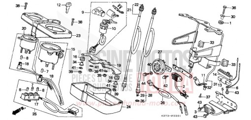 METER/HORN/KEY SET (EXCEPT XL125S-CM) XL125SC de 1982